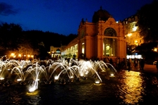 Slavnostní ukončení provozu Zpívající fontány v Mariánských Lázních